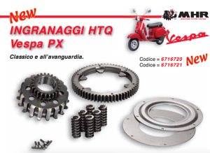 Ingranaggi HTQ Vespa PX