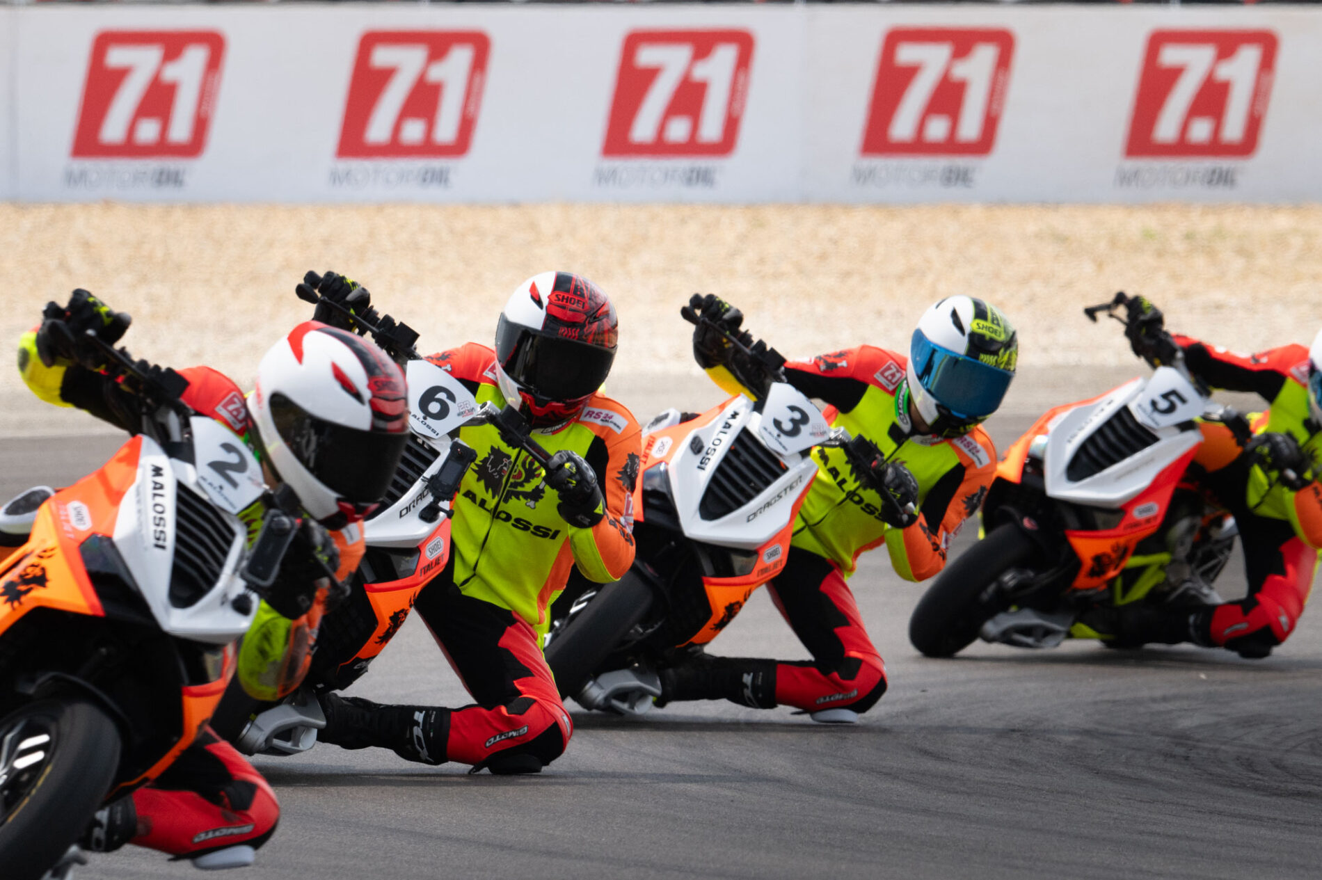 Partecipanti alla Malossi Racing Academy in gara